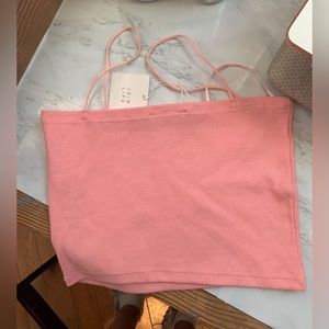 Zara cropped tank top